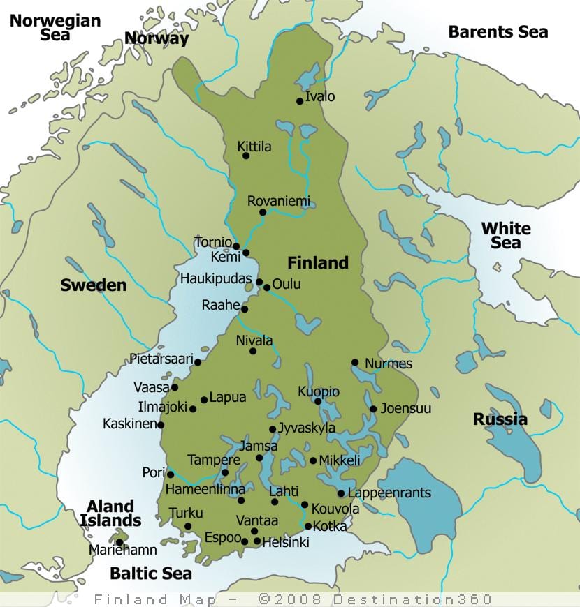 ਨਕਸ਼ਾ ਦੇ ਲਸ਼ਕਰ Finland
