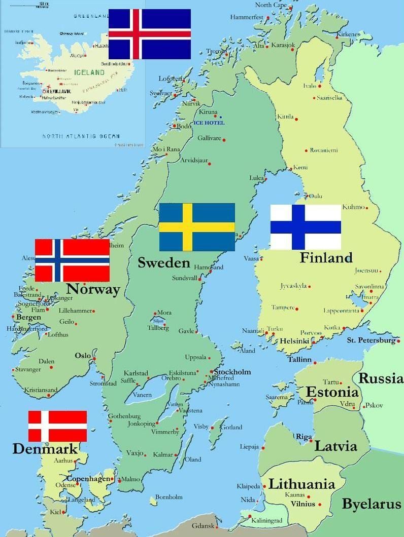 ਨਕਸ਼ਾ ਦੇ Finland ਦੇਸ਼