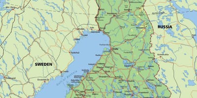 ਨਕਸ਼ਾ ਦੇ ਆਰਕਟਿਕ ਸਰਕਲ Finland